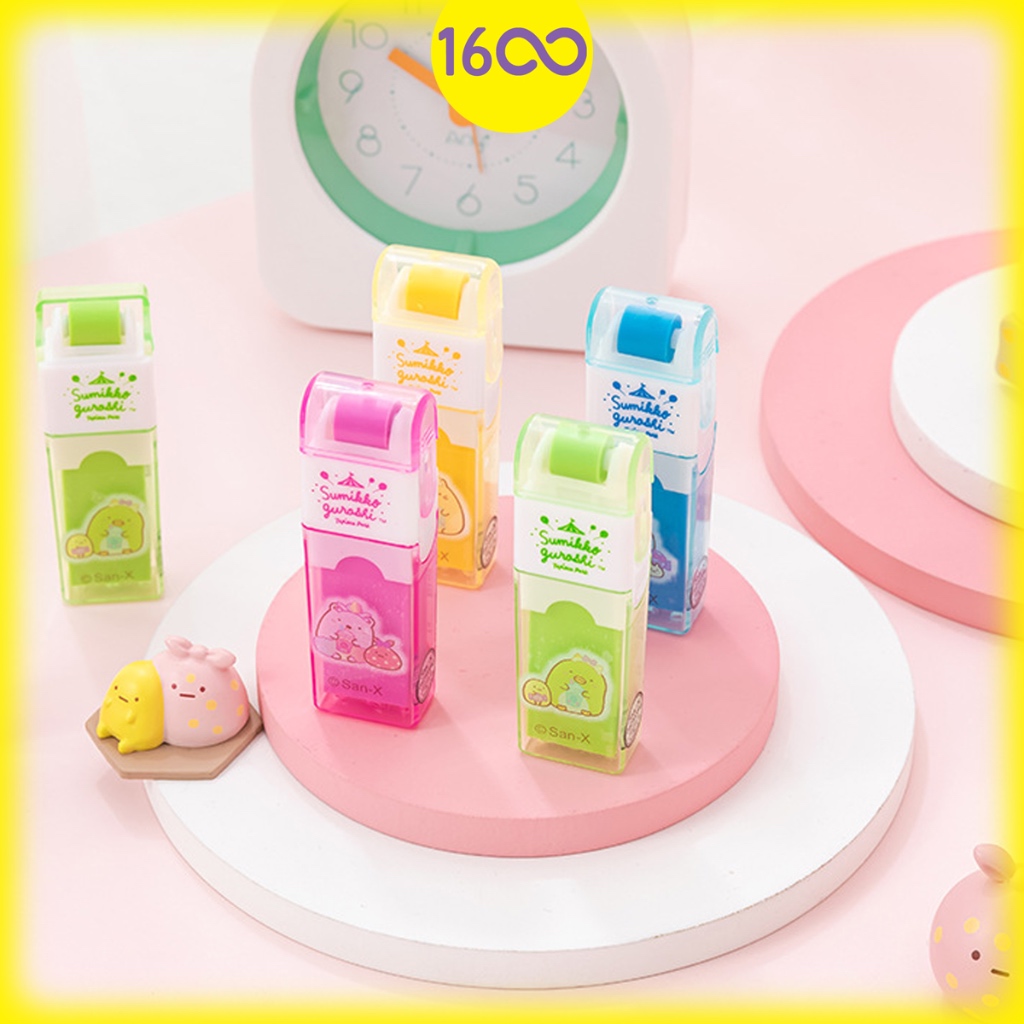 

Sumikko Gurashi Rectangle Roller Eraser | Penghapus Roll Sumikko Gurashi