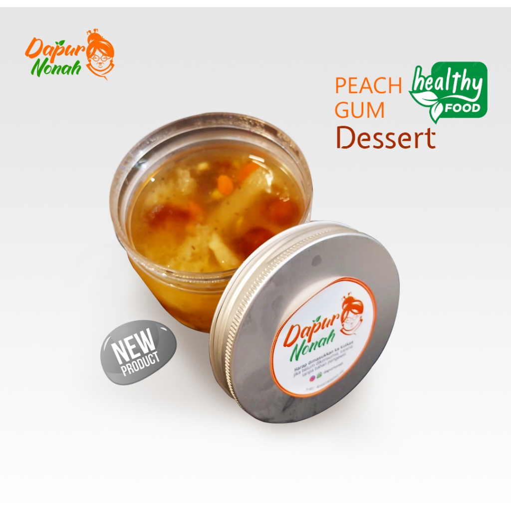 

Peach gum dessert isi 5 pcs - healthy collagen - dessert sehat - minuman sehat