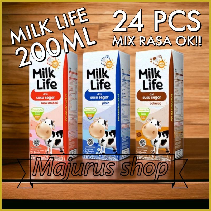 

Susu uht Milk Life 200ml - [1 Dus/24 pcs]