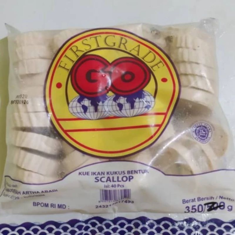 

Scallop Go / Go scallop 450gr/ Scallop ikan/ GO SCALOP