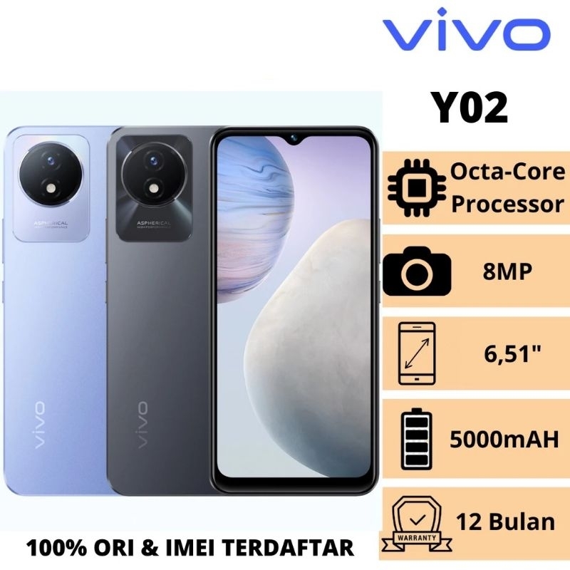 Vivo Y02 Ram 4/ 64 GB