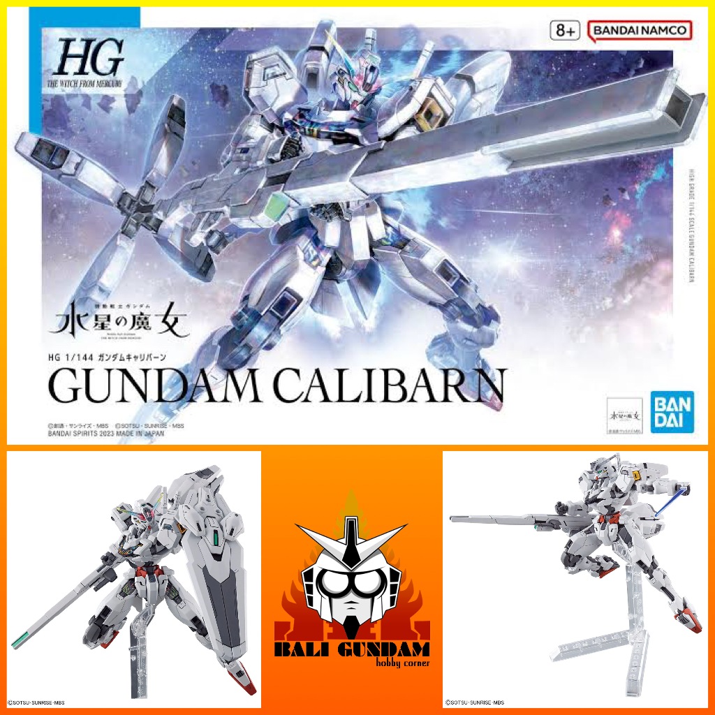 HG 1/144 X-EX01 GUNDAM CALIBARN Bali Gundam Hobby Corner Bandai Original