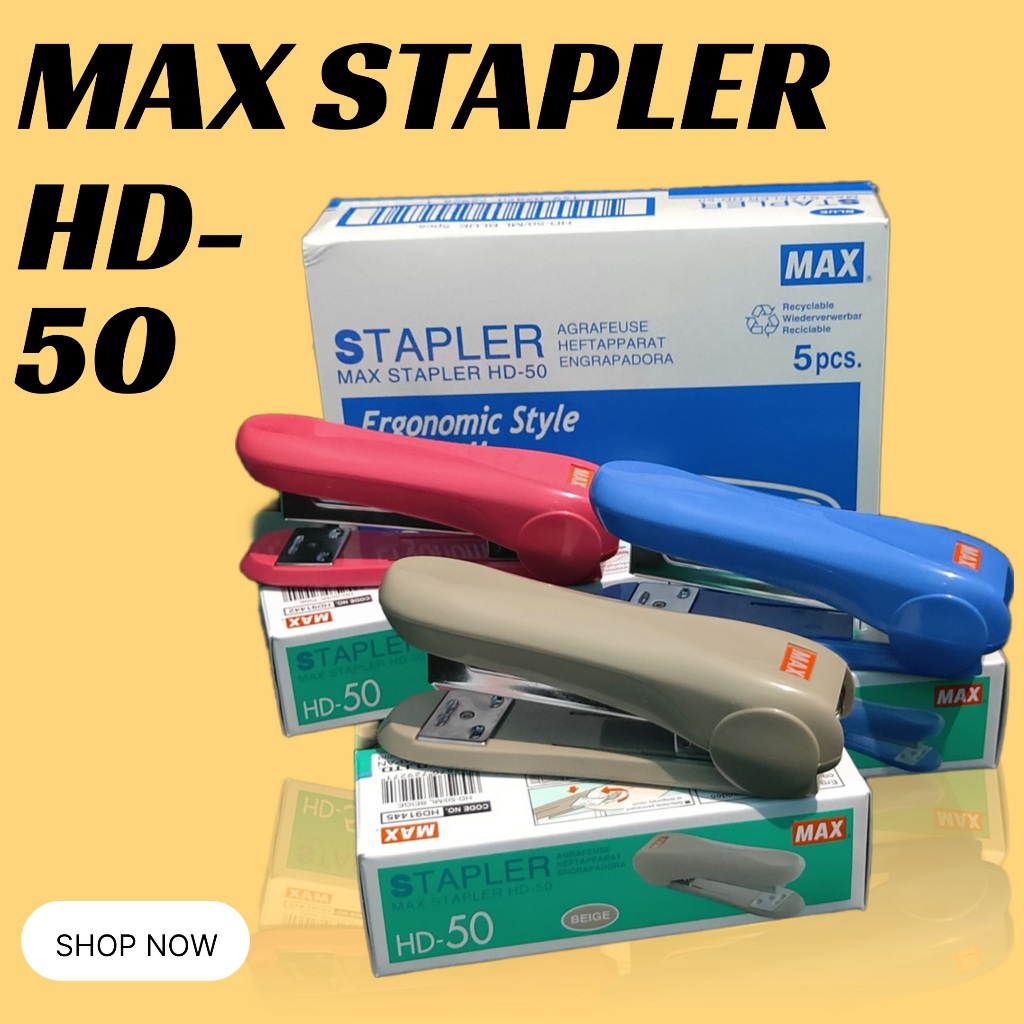

STAPLER MAX HD-50/ ALAT STAPLES MAX MURAH