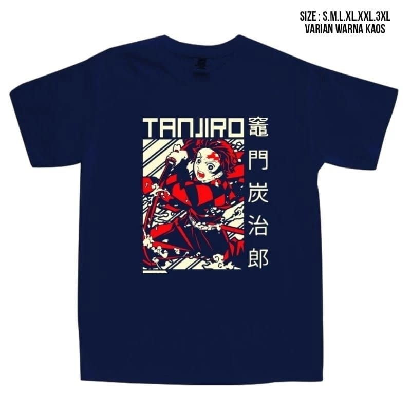 kaos tanjiro pake katana premium tshirt