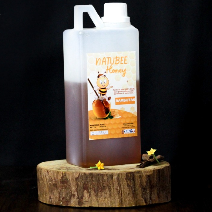 

NatuBee Madu Rambutan Lebah Apis Melifera Koloni Tawon Madu Raw Honey Madu Nektar Rambutan