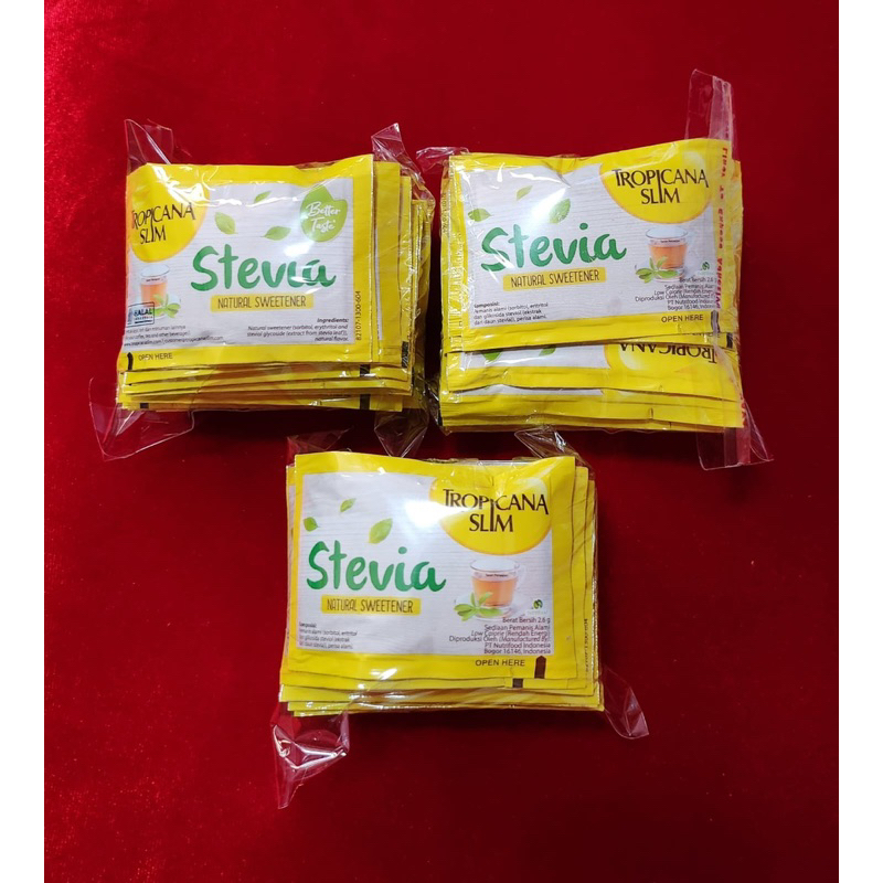 

Tropicana Slim Stevia isi 20 sachet(exp gmbr ke2)
