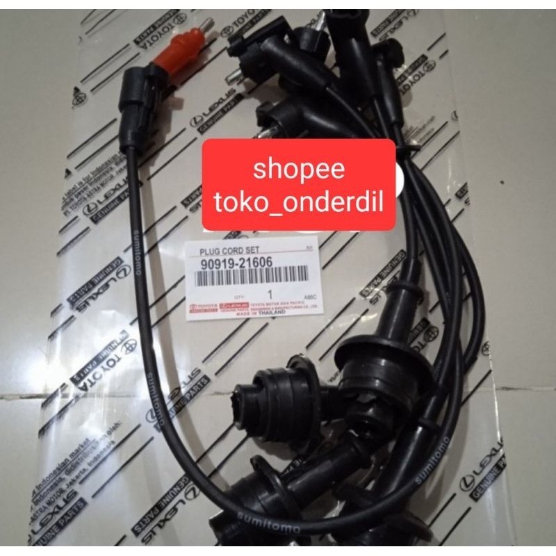 90919 21606 kabel busi kijang kapsul efi 1800cc 1.8