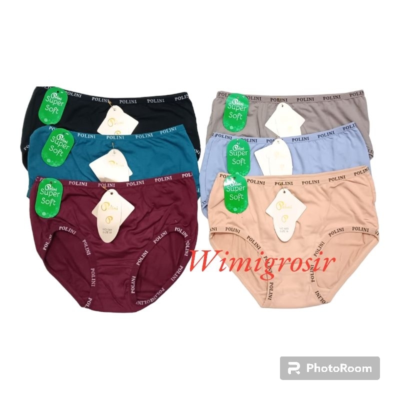 1LUSIN CELANA DALAM WANITA POLINI SUPER SOFT