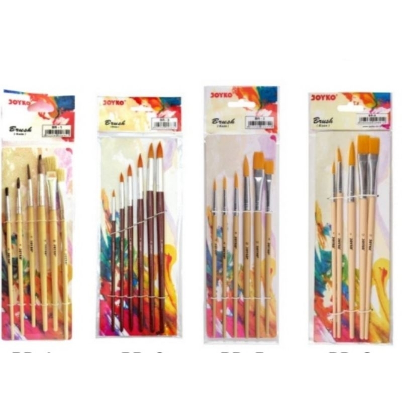 

joyko brush set/set kuas lukis acrylic set praktis