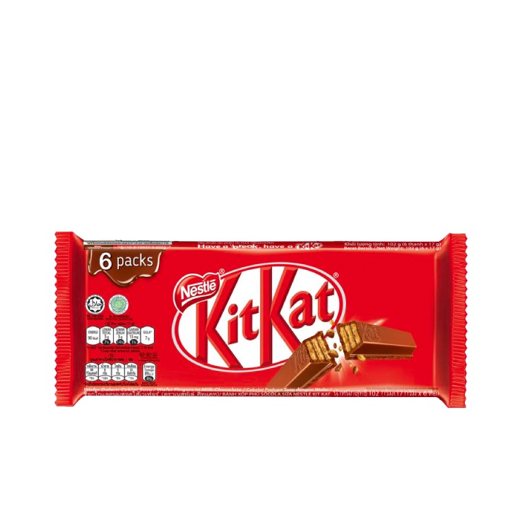 

[KODE 1920] Nestle Kitkat Wafer Cokelat 6 x 17 gr