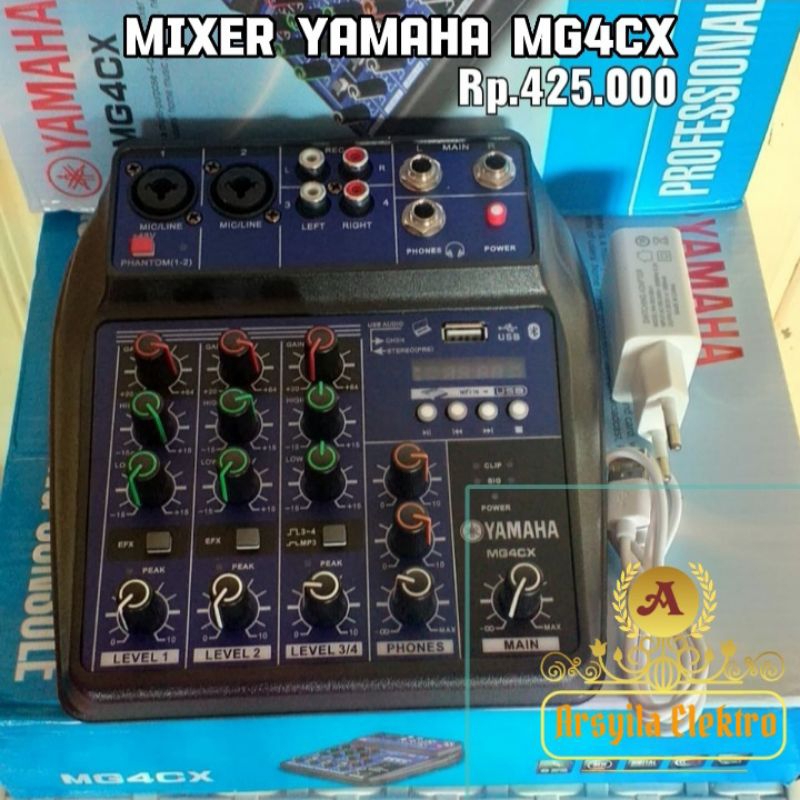 MIXER YAMAHA MG4CX - 4 CHANNEL