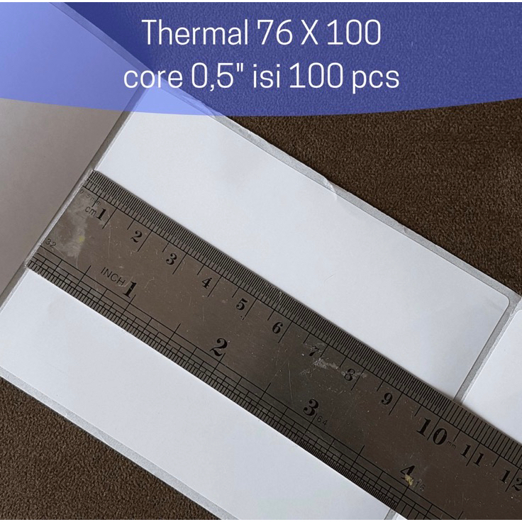 

➧✾ Label Thermal 80x100 80mm 80 x 100 - 76x100 mm 76 x 100 isi 100 pcs