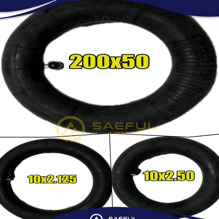 ➥☈✥ Ban Dalam Skuter Otoped Listrik Pentil Bengkok