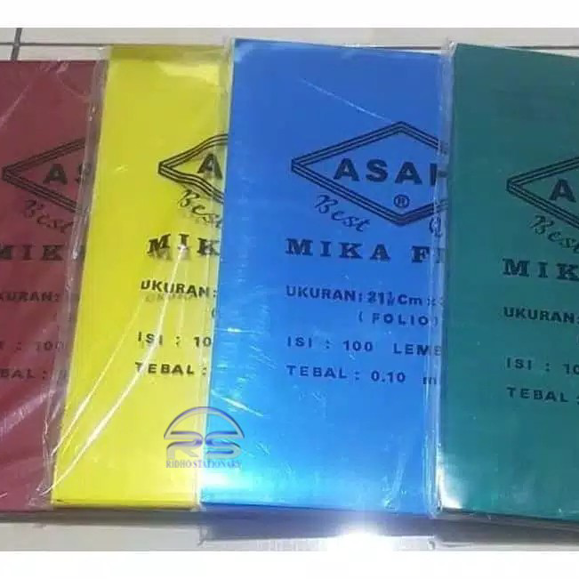 

Grosir (10 Pcs ) Mika Jilid Warna Asahi F4
