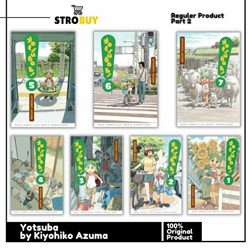 Komik Yotsuba 1 - 15 by Kiyohiko Azuma