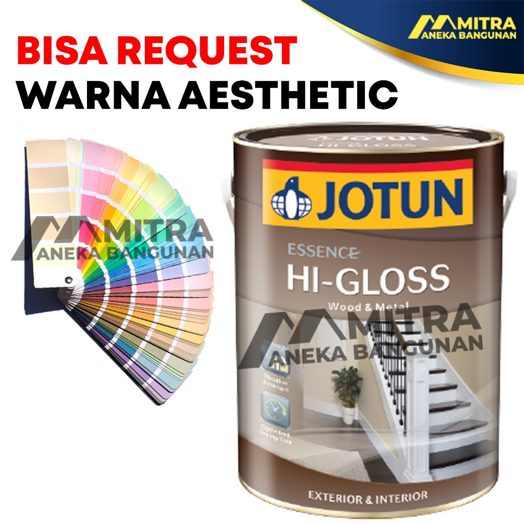 [PART 3] JOTUN HI GLOSS CAT KAYU CAT BESI 0,9 LITER 1 KG BISA REQUEST CUSTOM WARNA TINTING