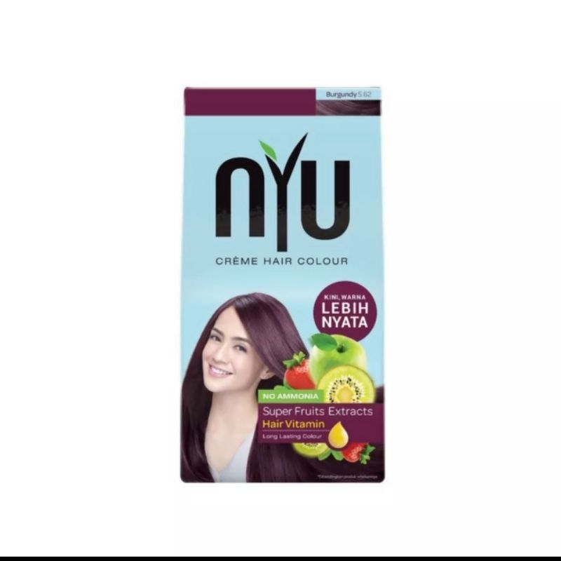 Nyu Creme Hair Burgundy -pewarna. rambut