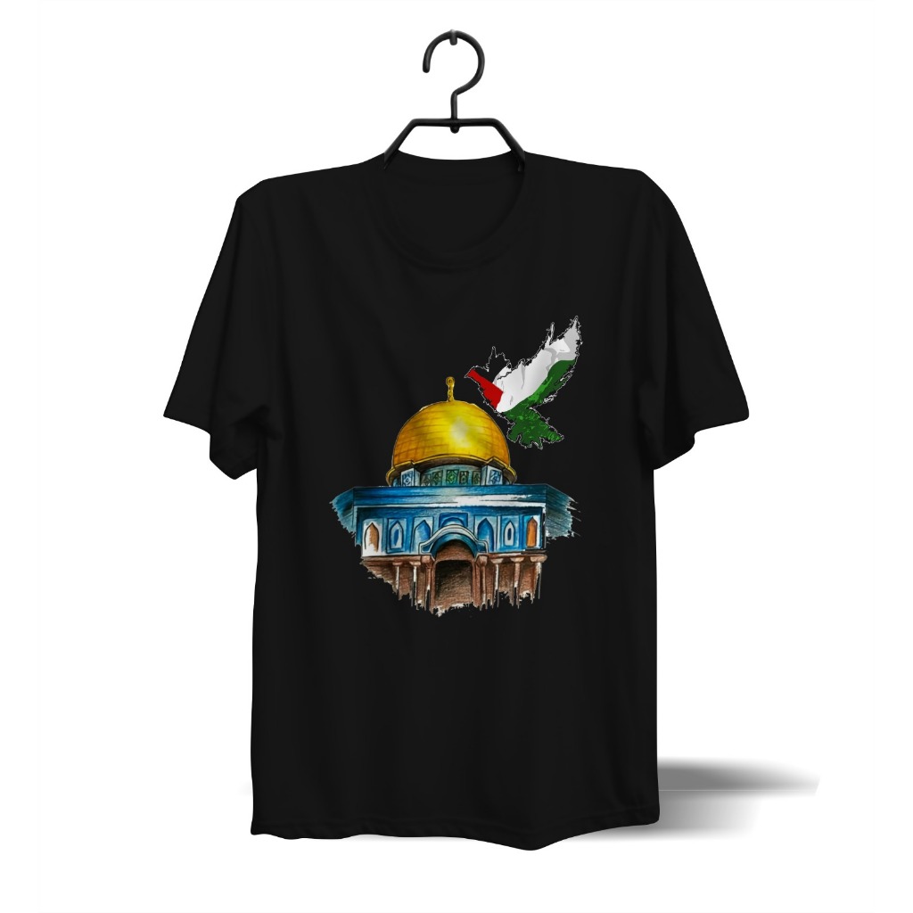ctrl.id - BAJU KAOS PALESTIN AL QUDS SABLON DTF TERLARIS