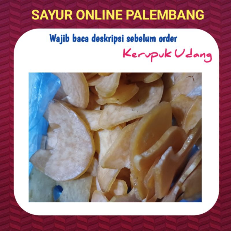 

Kerupuk Udang Mentah 250gram - Pasar Toko Sayur Sayuran Segar Murah Palembang