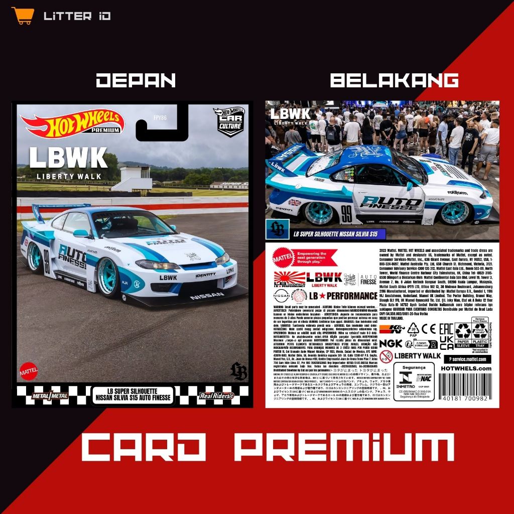 Custom Card Premium LBWK Nissan Silvia S15 AUTOFINESSE