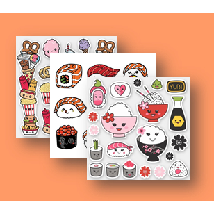 

Stiker Aesthetic Cute Series Sticker Aesthetic Album Scrapbook Journal Freebies Notes DIY Sticker