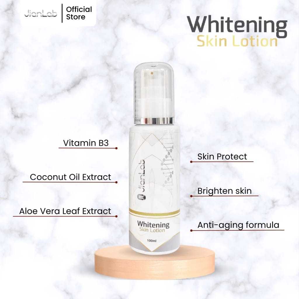 JIANLAB WHITENING LOTION - PEMUTIH SELURUH BADAN PERMANEN 100% ORIGINAL BPOM