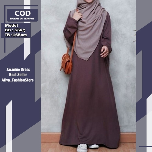 Gamis kondangan Terbaru 2023 Simpel Drees Wanita Kekinian Lengan Panjang Kancing Busui Friendly Polo