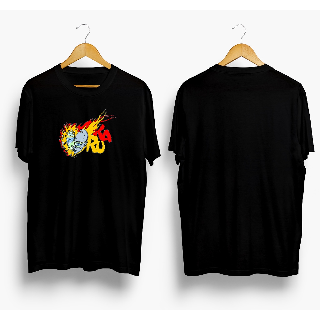 T-Shirt Distro Original Katun Combed Model Hfiring Baju Sablon Anime Jepang Big Size jumbo Pria Over