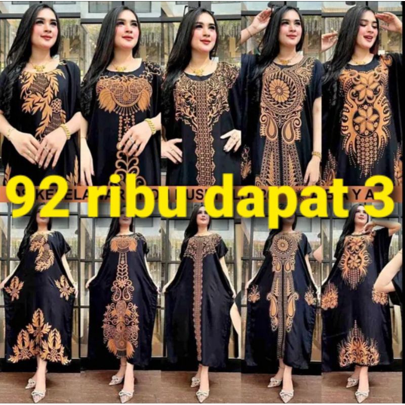 DASTER LOWO / DASTER HITAM /DASTER JUMBO /  DASTER RAYON MOTIF  ABAYA