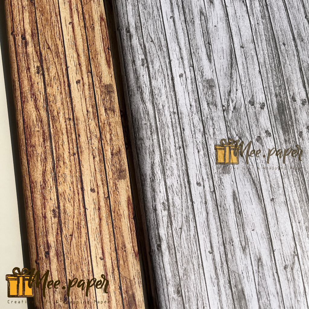 Kertas Kado Sansan Wawa Motif Pattern Color Kayu, Bungkus / Wrapping Paper