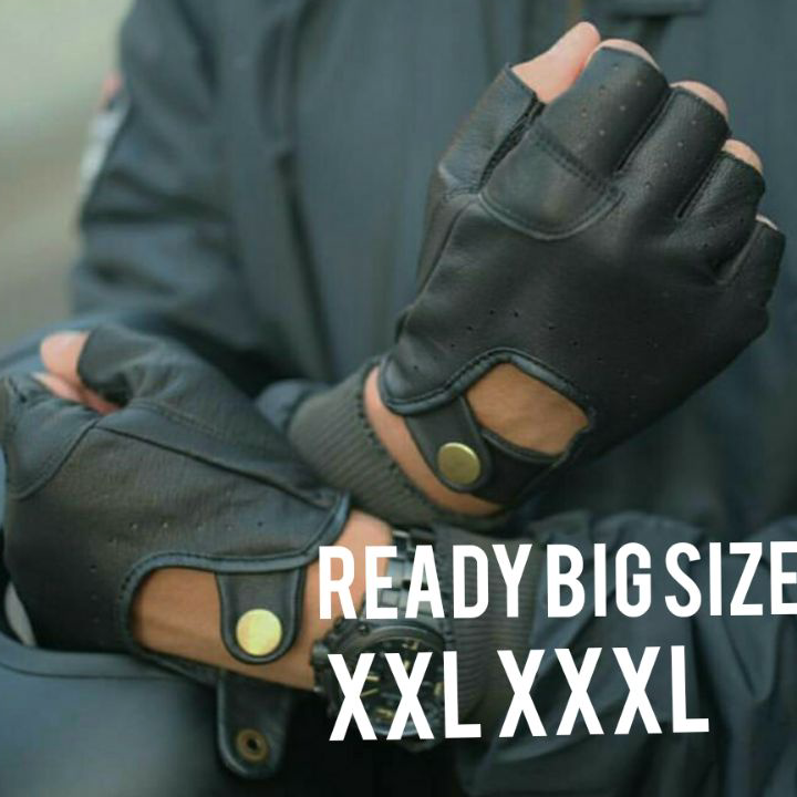 Terjamin Sarung tangan kulit 211 sarung tangan motor pria wanita ready ukuran besar big size jumbo X