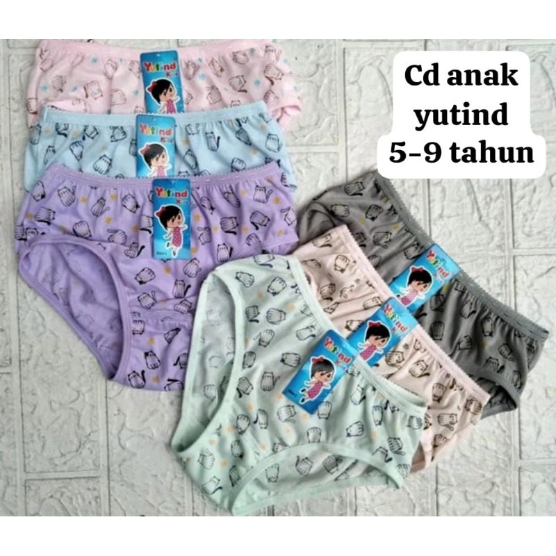CD CELANA DALAM ANAK PREMIUM merk Yutind Kids Estimasi 5-9 th
