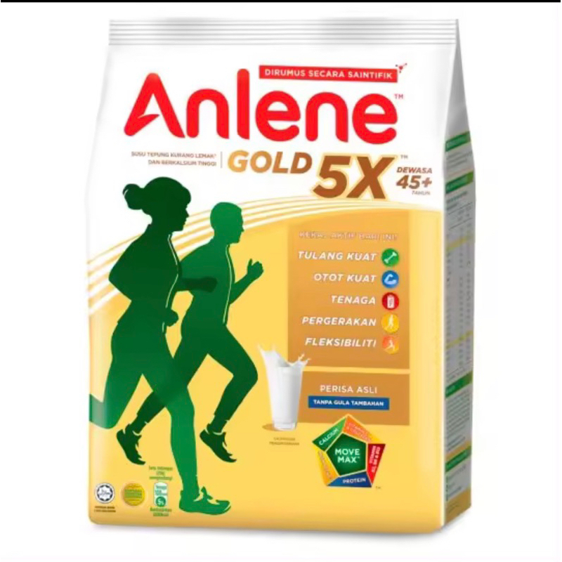 

Anlene Gold 5x Malaysia Dewasa 45 Tahun+ 1 Kg