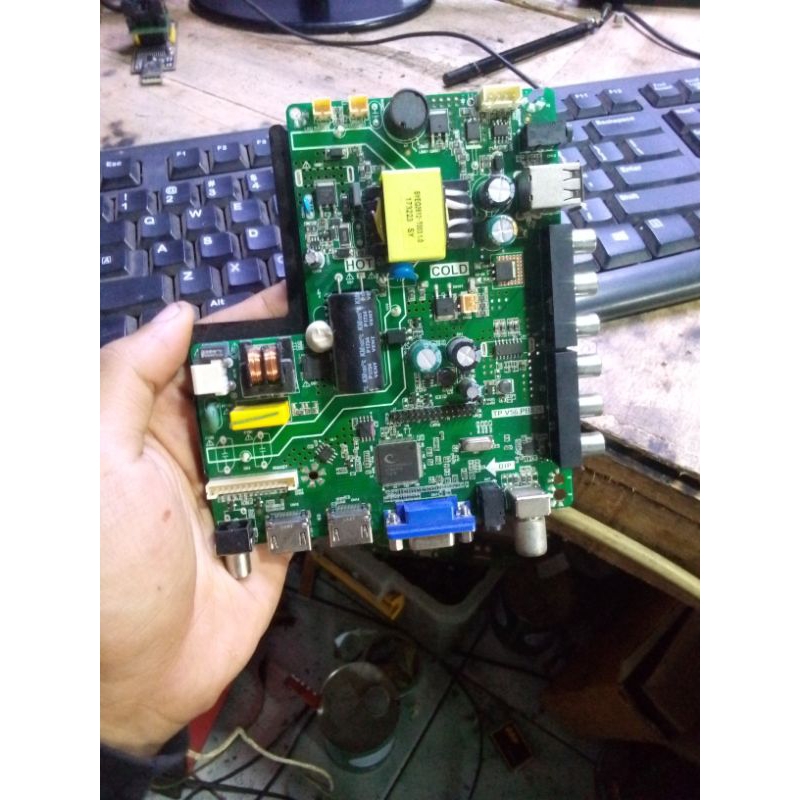 MB MAINBOARD MOTHERBOARD TV LED IKON IK - 32DF MESIN TV LED IKON 32DF