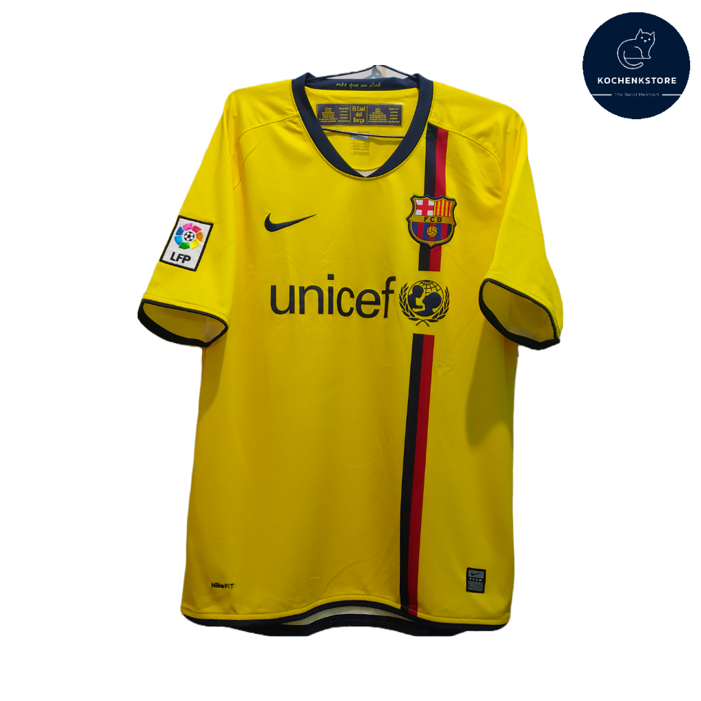 Jersey Original Barcelona 2008/2009 Away Preloved Thrifting