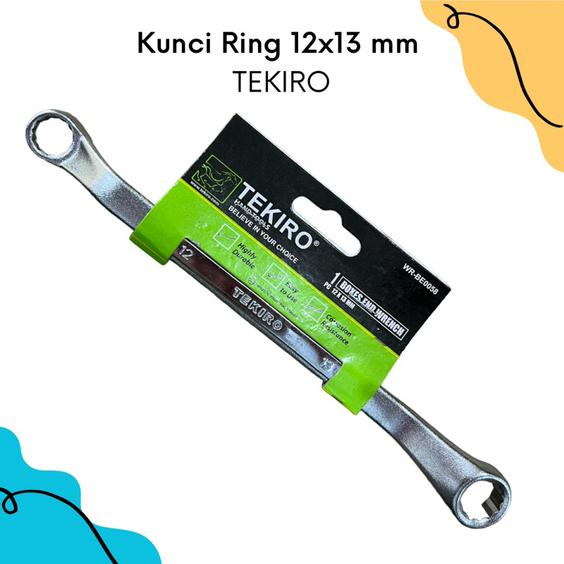 Tekiro Kunci Ring 12x13mm | Kunci Ring Tekiro 12x13mm | Kunci Ring 12x13mm | Kunci Ring Murah