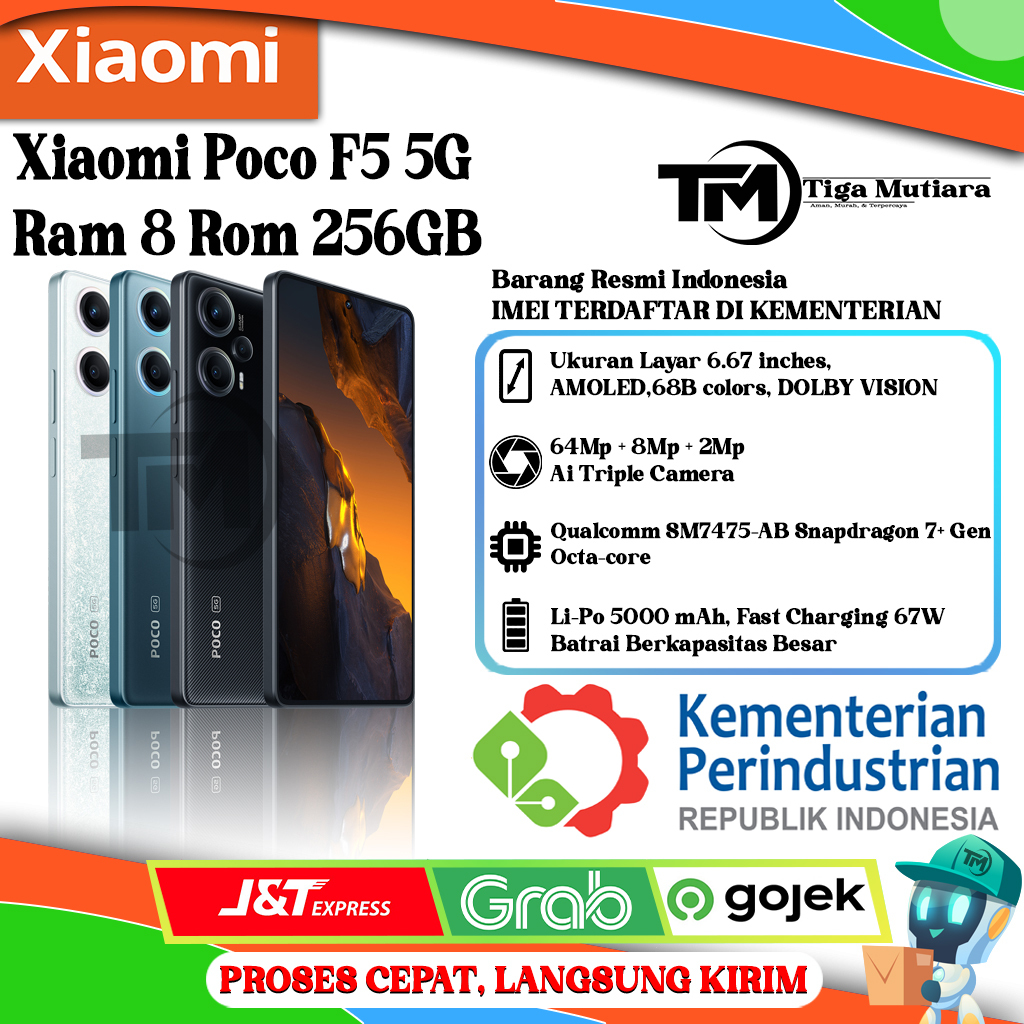Xiaomi Poco F5 5G Ram 8 Rom 256GB