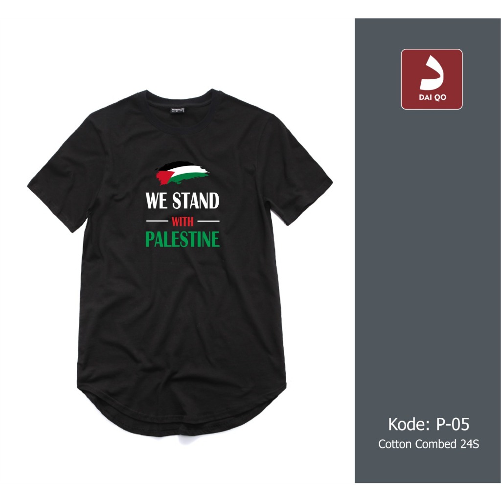 Kaos Dakwah Palestina - Kode P 05 - Couple Keluarga - Kaos Sarimbit - DAIQO
