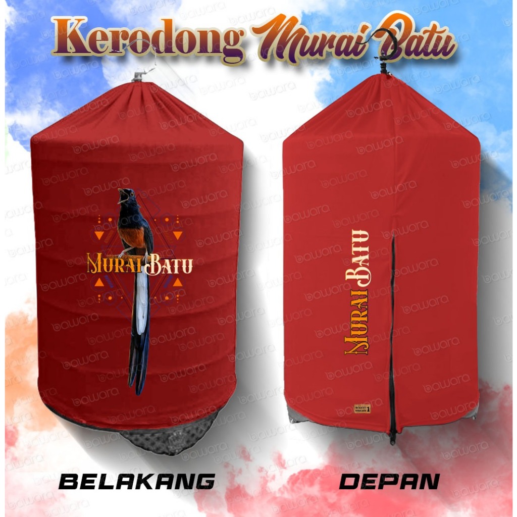 Bawara - Kerodong Krodong Sangkar Burung Murai Batu Ekor Panjang 1,2,3 Bahan Higet Premium Adem