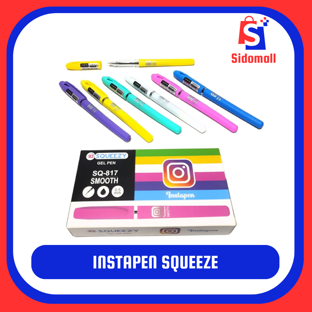 

PULPEN PENA GEL PEN MURAH INSTAPEN ISI 12PCS 0.5MM
