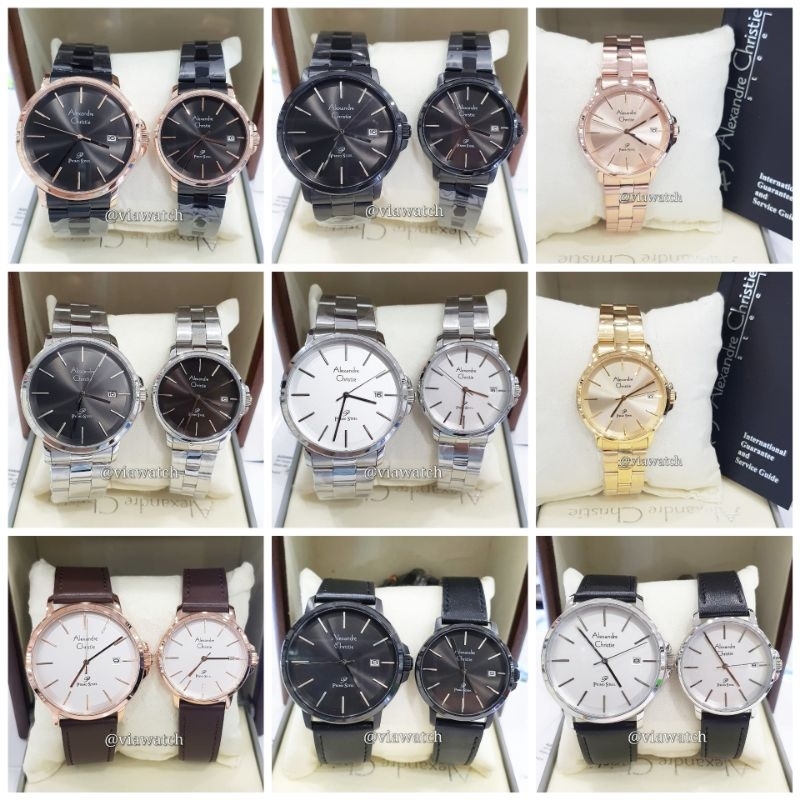 Jam Tangan Couple Alexandre Christie Ac1032 Ac 1032