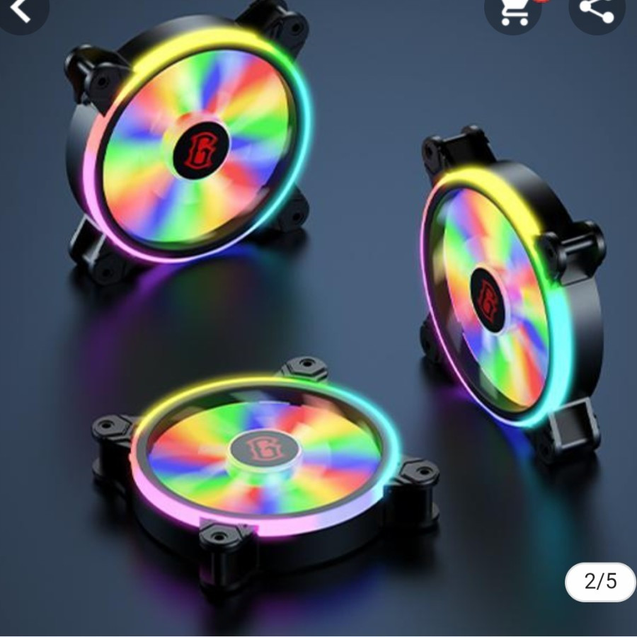 FAN CASE RGB GAMEN GCF300C Gaming1 Set 3 Kipas pc Kontroler ORIGINAL