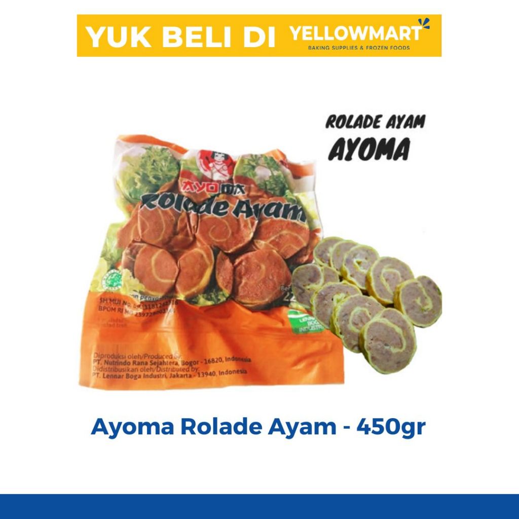 

Ayoma Rolade Ayam Frozen - 450gr