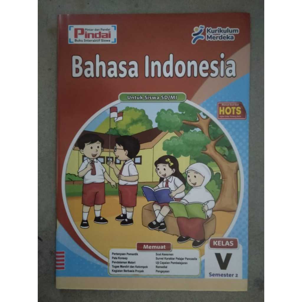 

Buku LKS Pindai Kurikulum Merdeka Bahasa Indonesia untuk Kelas 5 SD/Mi Semester-2 (Cetakan Terbaru November 2023)