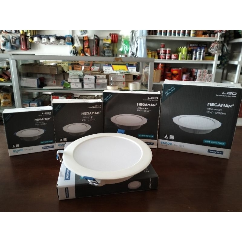 MEGAMAN LED Downlight Putih- 6500K