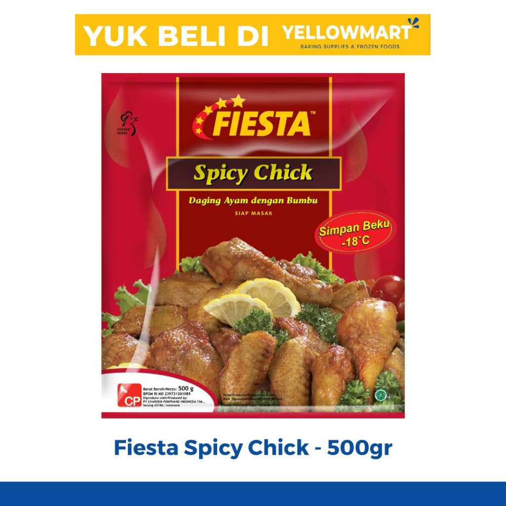 

Fiesta Spicy Chick 500gr - Daging Ayam Dengan bumbu