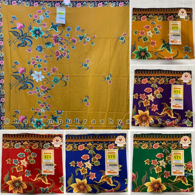 Kain Panjang Batik Halus STS Batik MASKOT Unggul Jaya Kain Batik H.Santoso Kain Jarik Gendongan Bati
