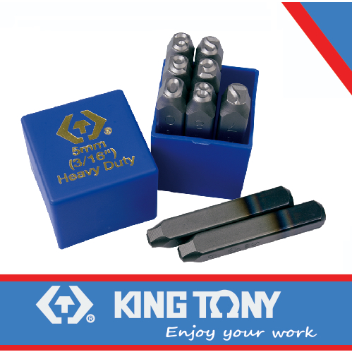 

9PC HEAVY DUTY MARKING PUNCH NUMBER - KING TONY 11509SQ05