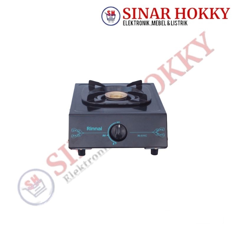 KOMPOR GAS RINNAI 1 TUNGKU RI-511C / RI 511 C / RI 511C CEFLON