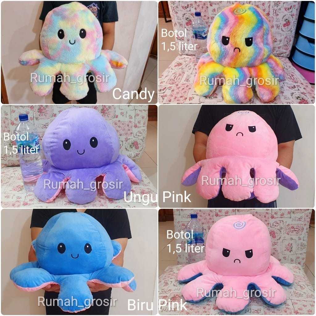 Boneka Gurita (Octopus Doll) Super Jumbo Dan Ukuran Giant